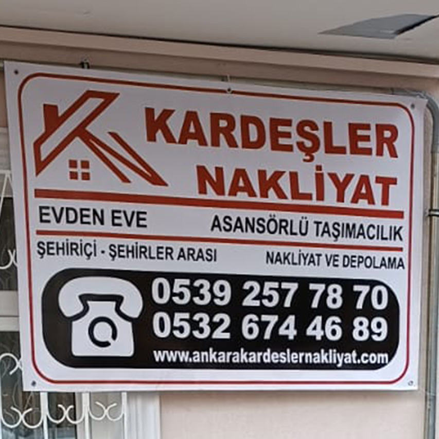 Ankara Evden Eve Nakliyat ile % 20 İndirimli KARDEŞLER Taşıma